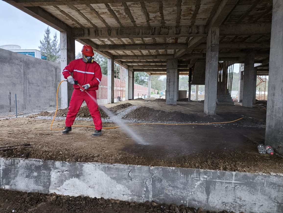 Tratamiento preventivo en construcción